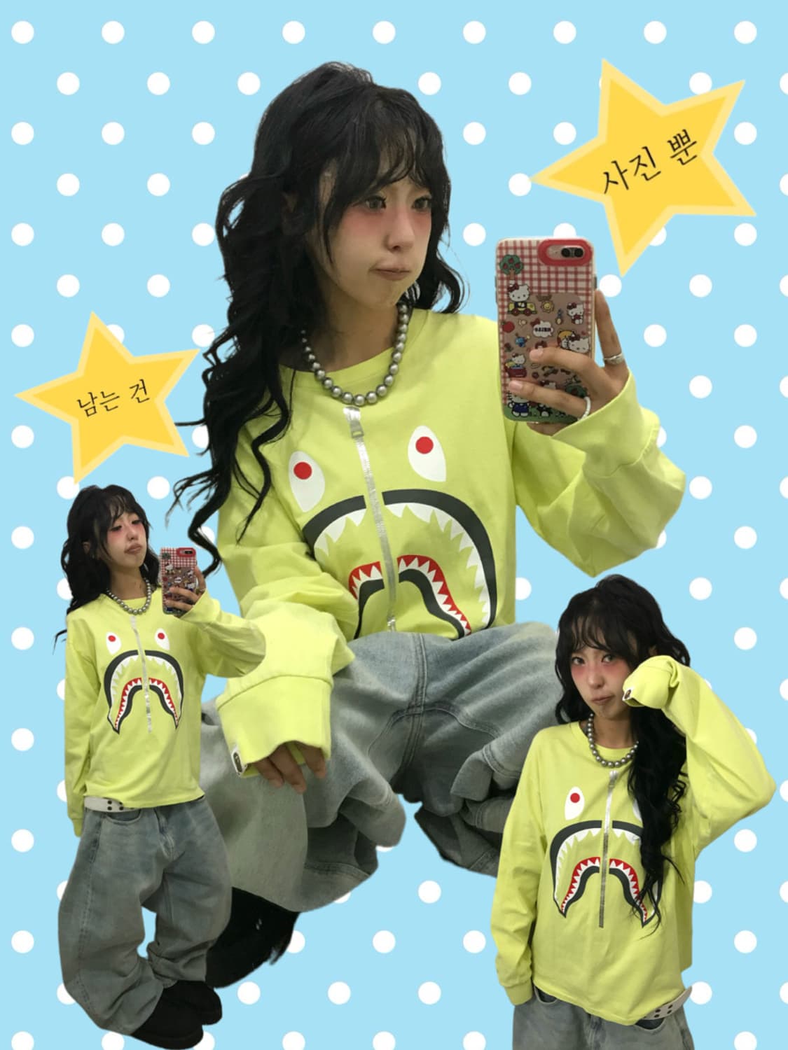 Bape Shark Long Sleeves 상품이미지1