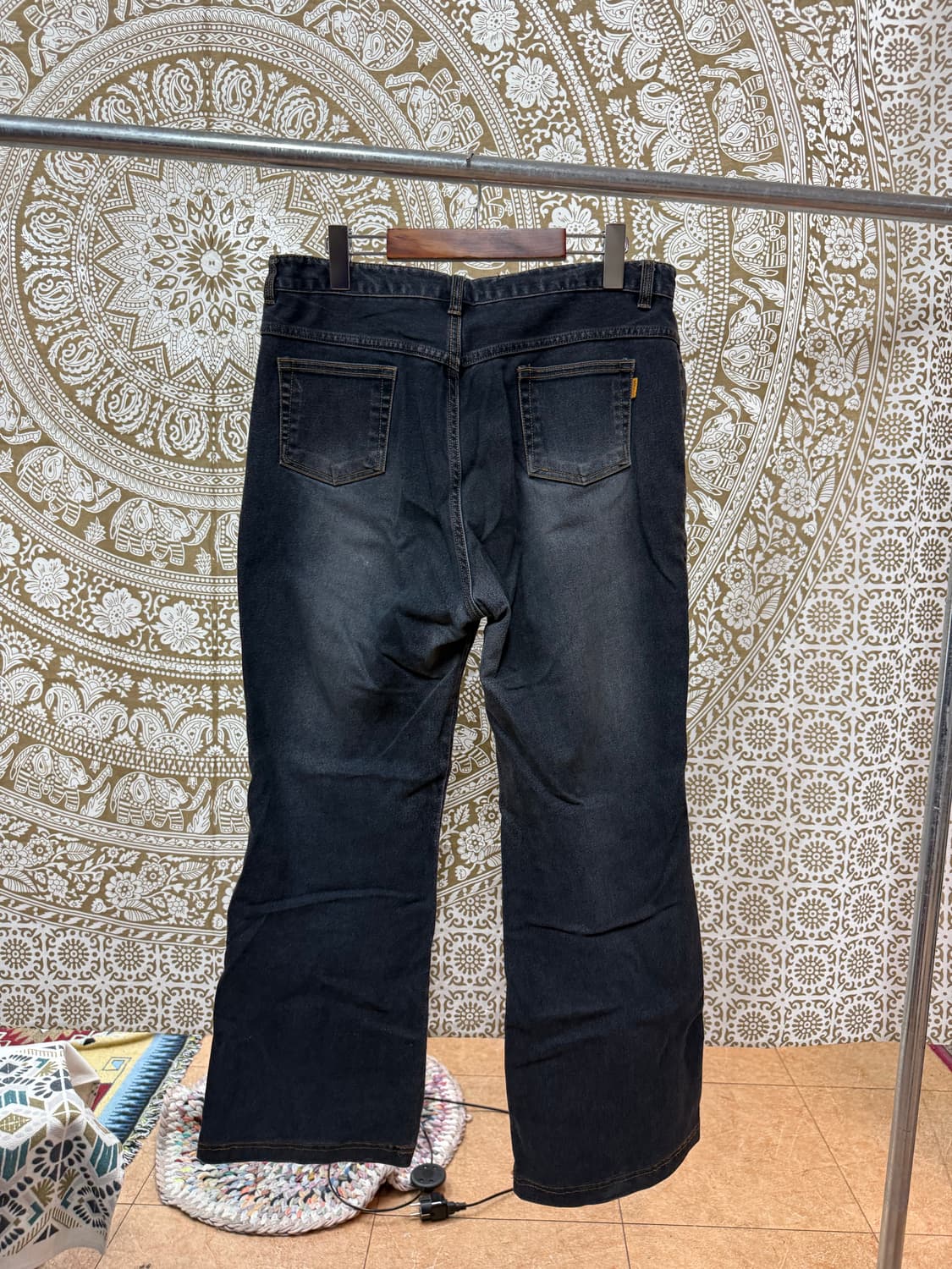 스판 자수 부츠컷 데님팬츠  상품이미지6