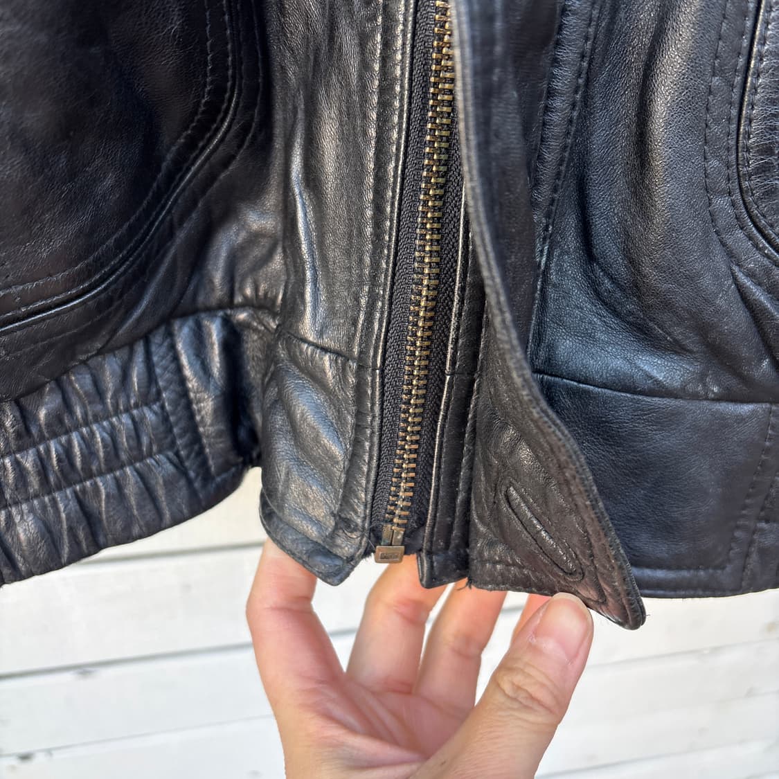 Yves Saint Laurent 입생로랑 레더 가죽 자켓 상품이미지5