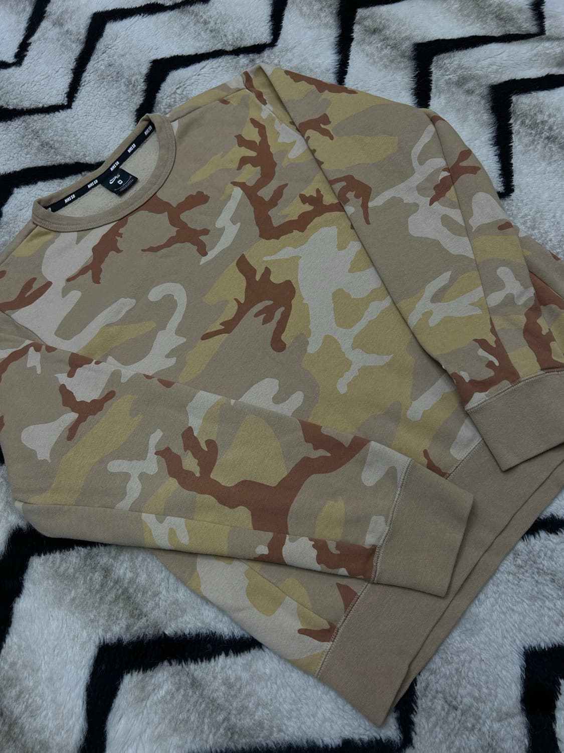 [M]나이키SB 카모 오버핏 맨투맨/기모 상품이미지2