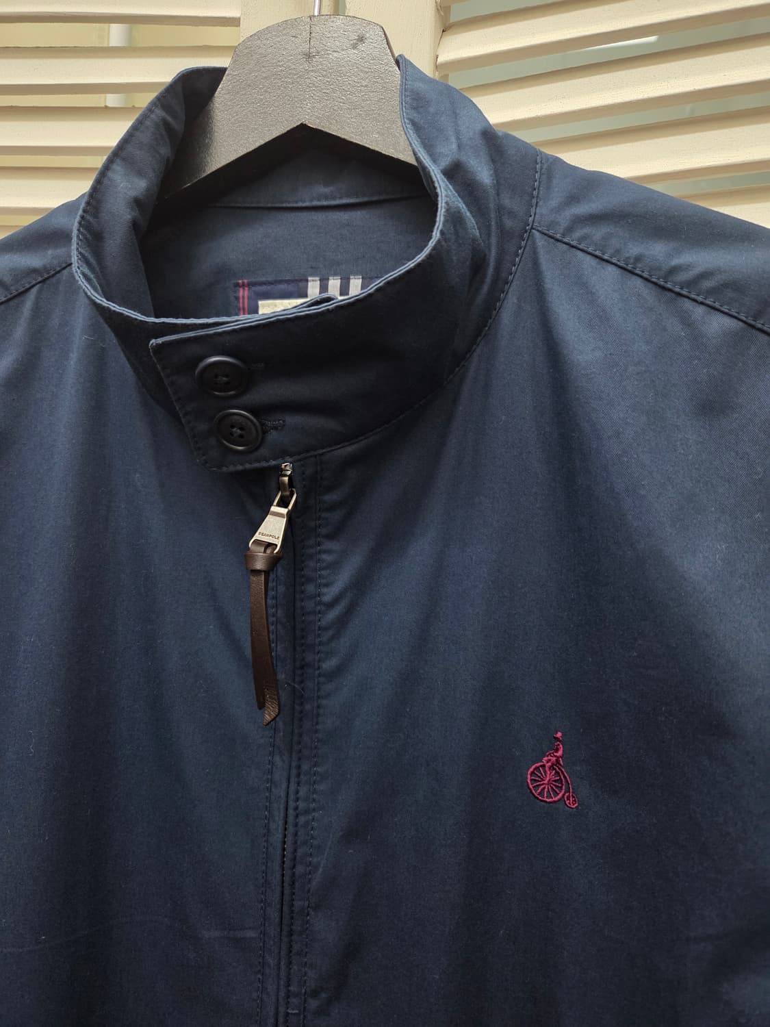 빈폴 네이비 코튼 헤링턴 자켓 상품이미지3