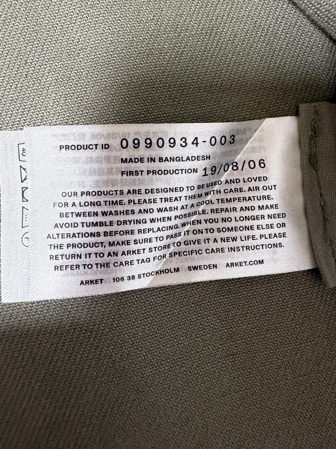 아르켓 헤바 트윌 오버 셔츠/자켓 48 사이즈 상품이미지4