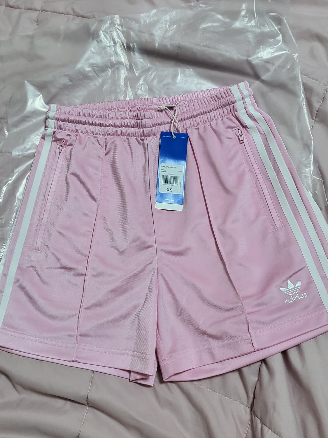 아디다스 파이어버드 쇼츠 트루 핑크 새상품 XS 상품이미지2