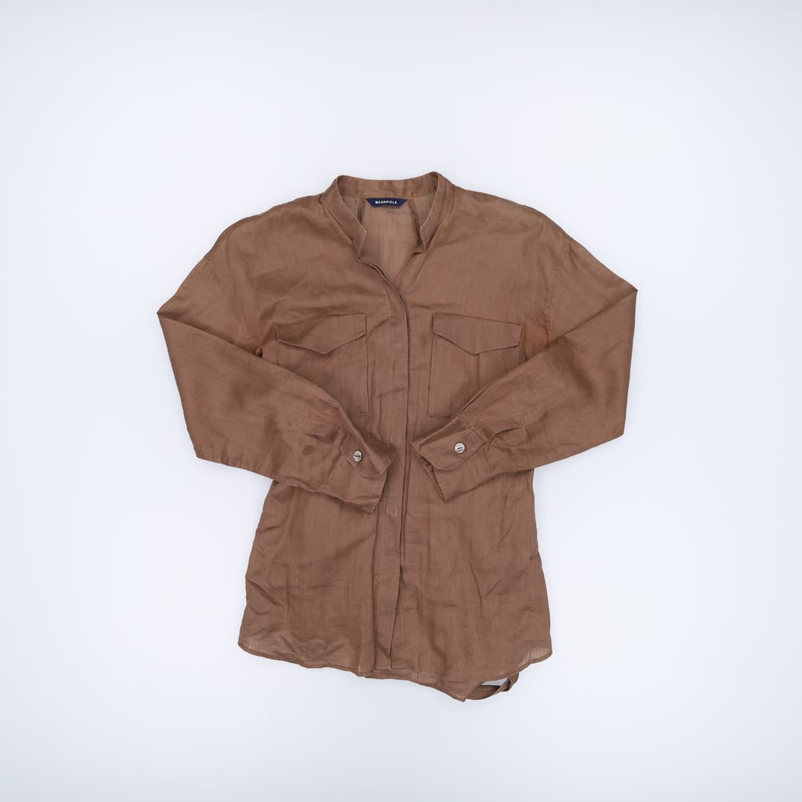 [100] 빈폴 여성 벨트 린넨 셔츠(변색) 0105H1 상품이미지1