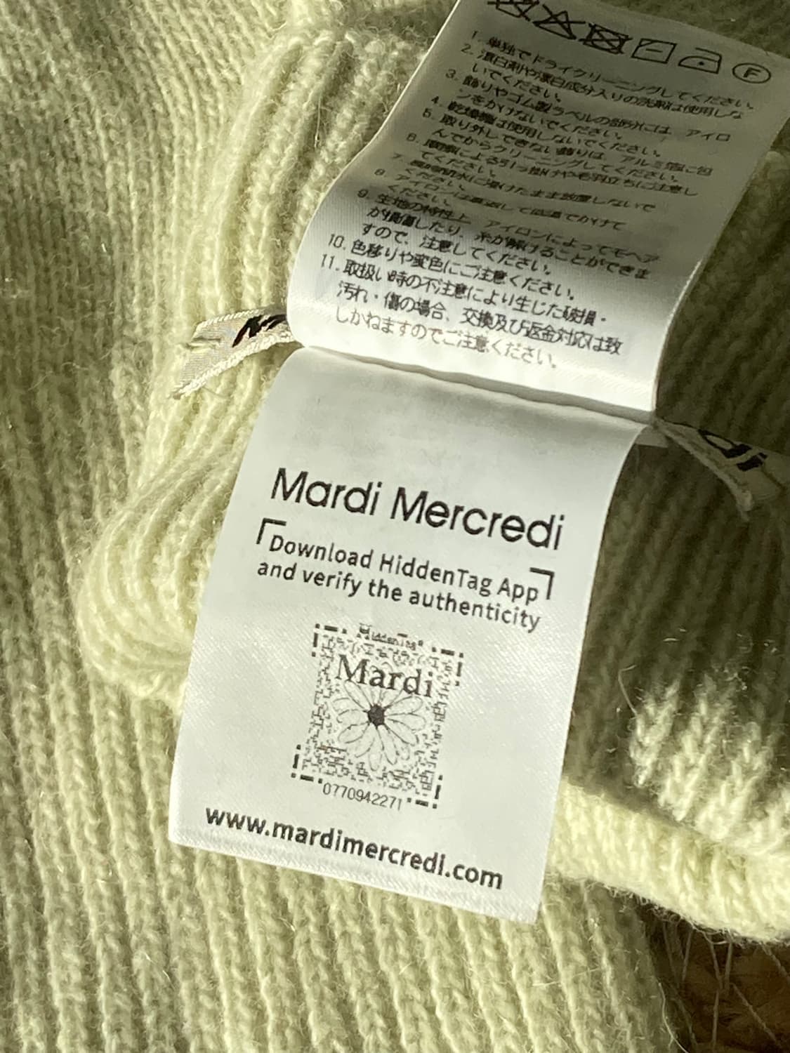 마르디 메크르디 울 말차 장갑 상품이미지5