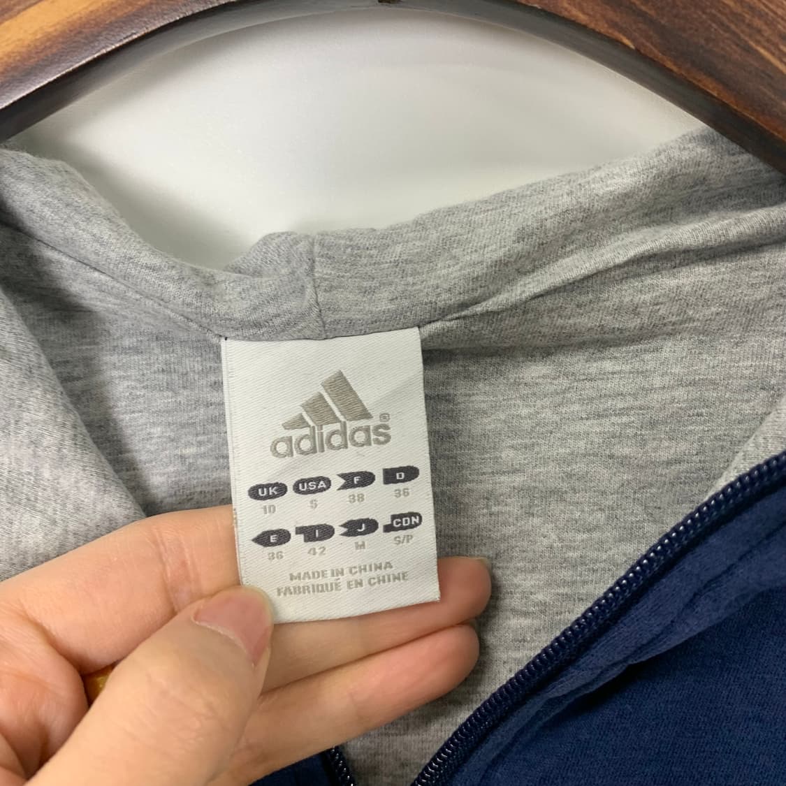 아디다스 00s y2k 와투케 네이비 후드집업 상품이미지7