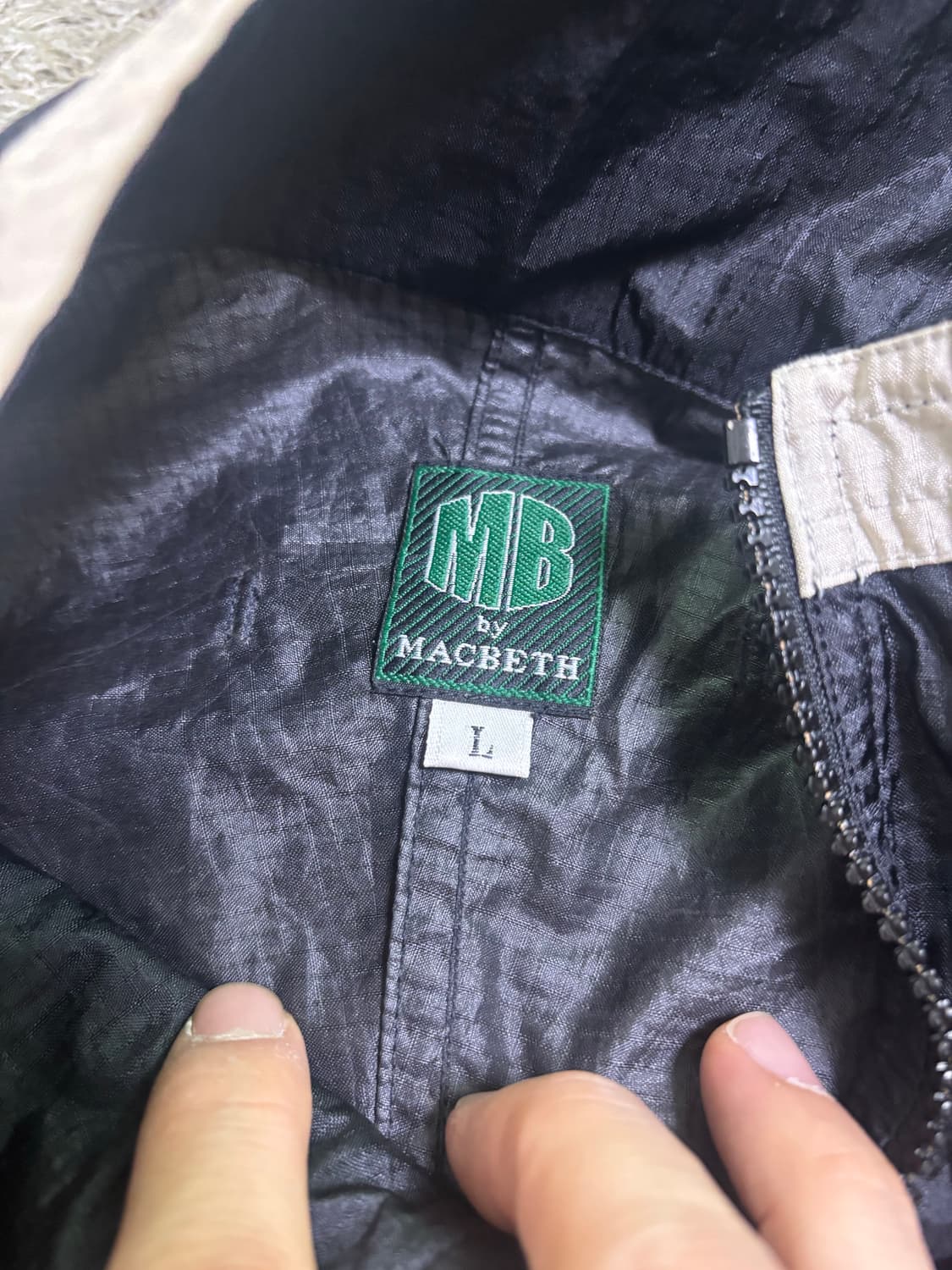 일본판 MACBETH 반집업 바람막이 사이즈 105 상품이미지3