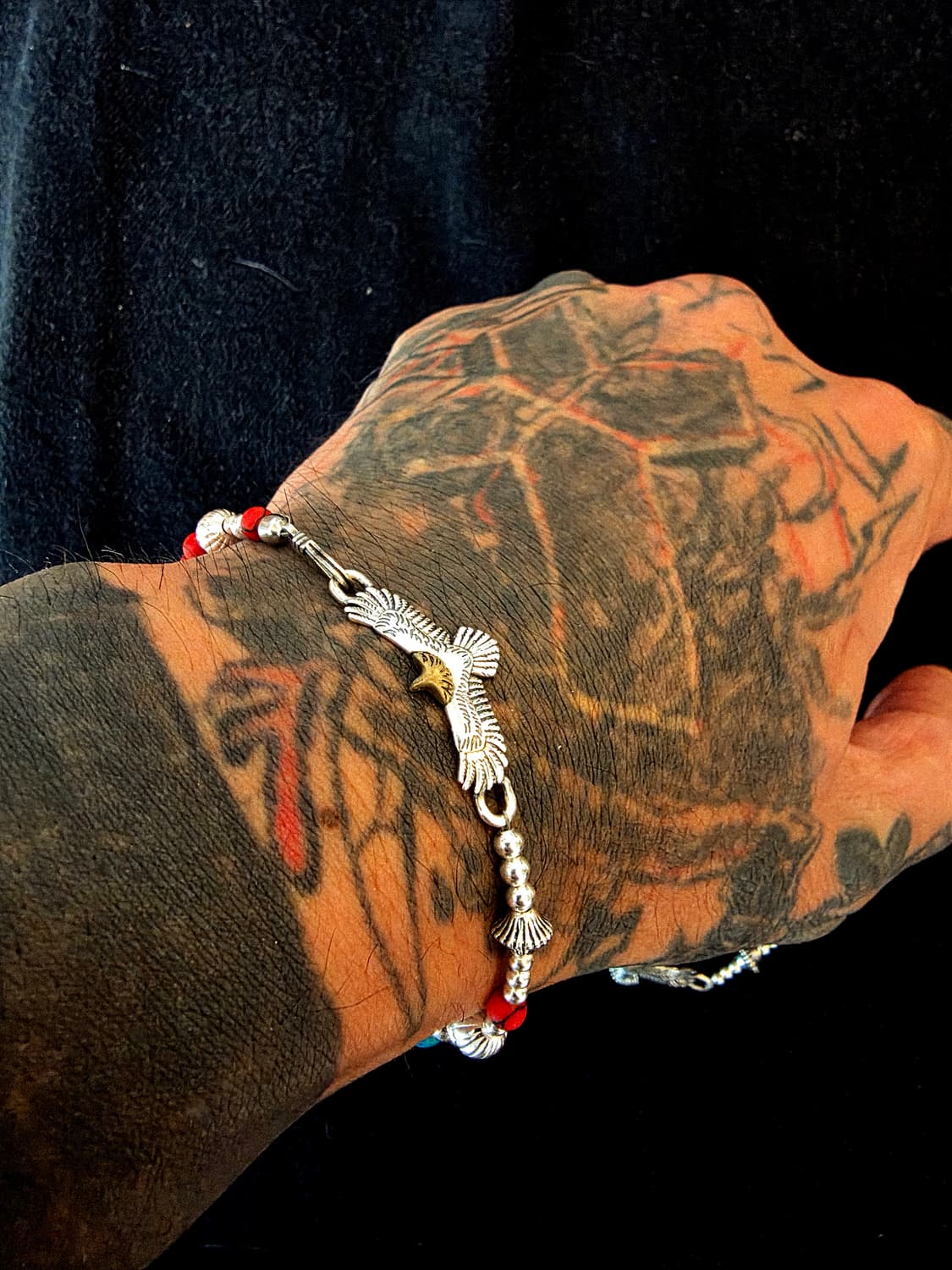 3Cross silver egle Navaho bracelet 상품이미지4