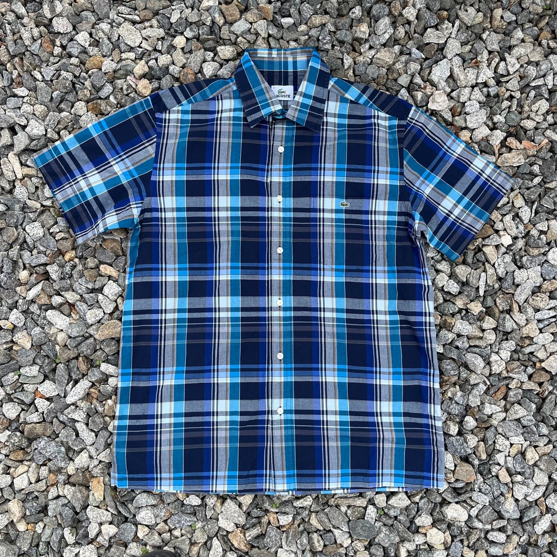 라코스테 체크셔츠(실측확인) 상품이미지1