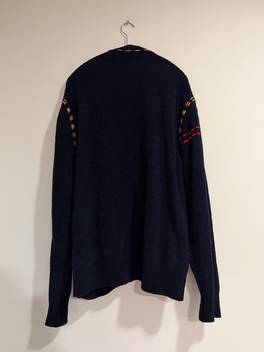 핑거린 PG1 네이비 니트 카디건 상품이미지3