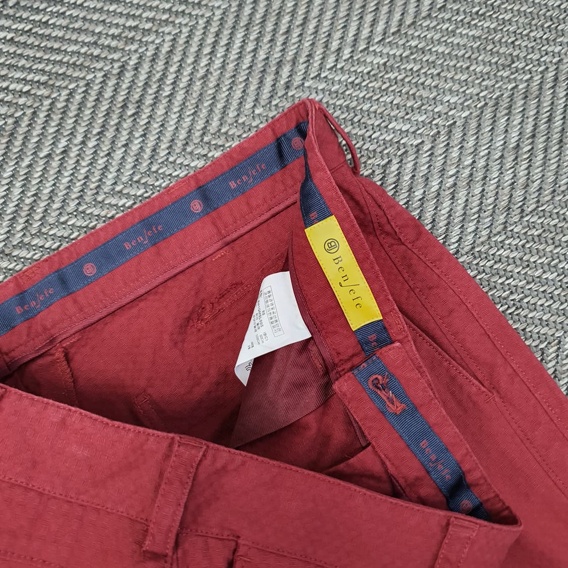 벤제프 골프웨어 스판 면바지 남자36 상품이미지2