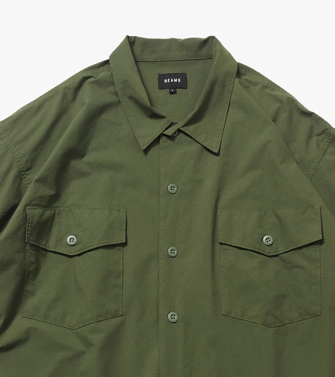 BEAMS - MILITARY RIPSTOP SHIRT 상품이미지3