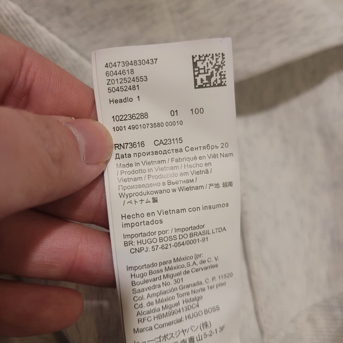 휴고보스 3D로고 후드 S 상품이미지8