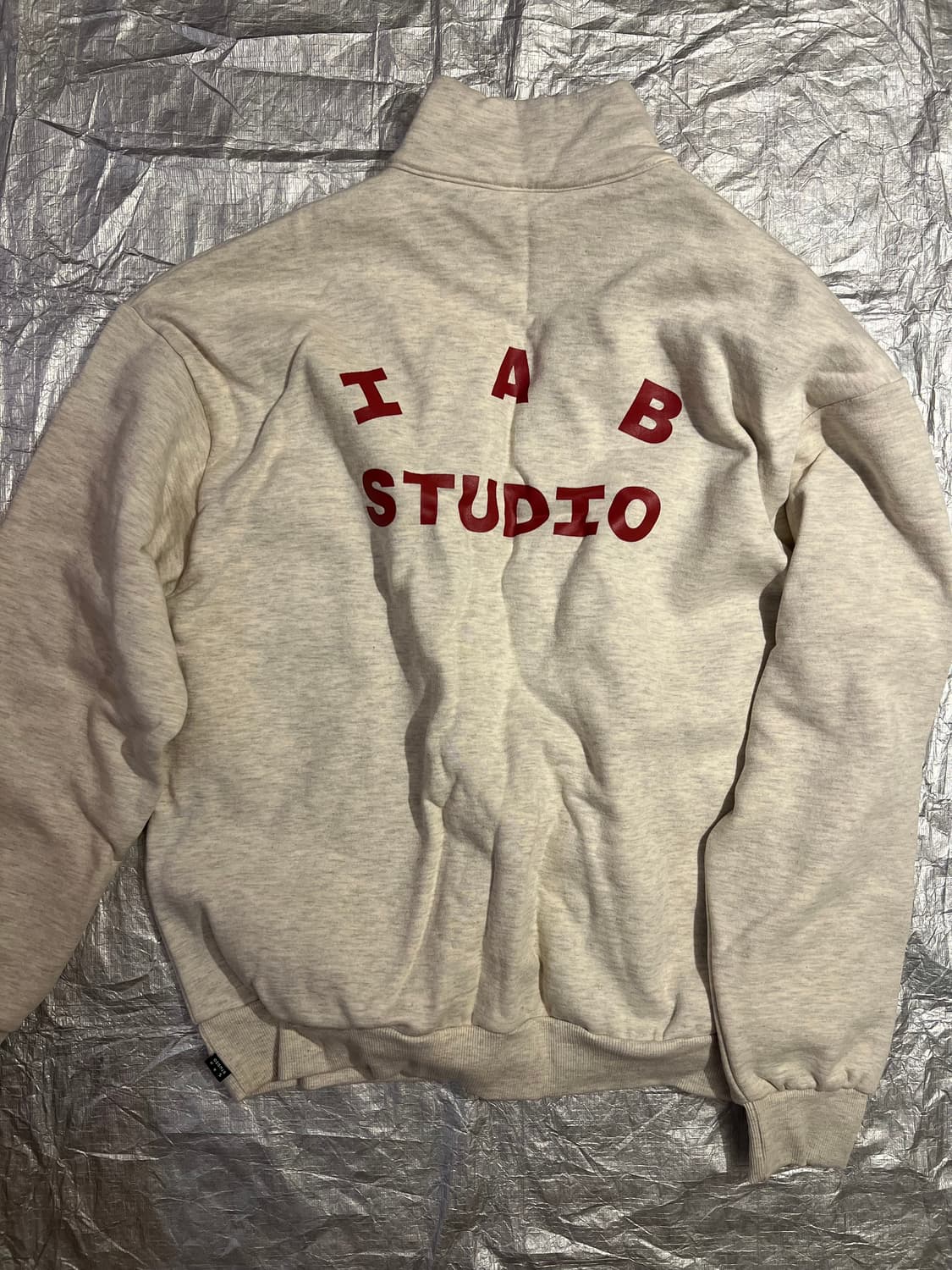 아이앱 하프 집업 M 오트밀 상품이미지2