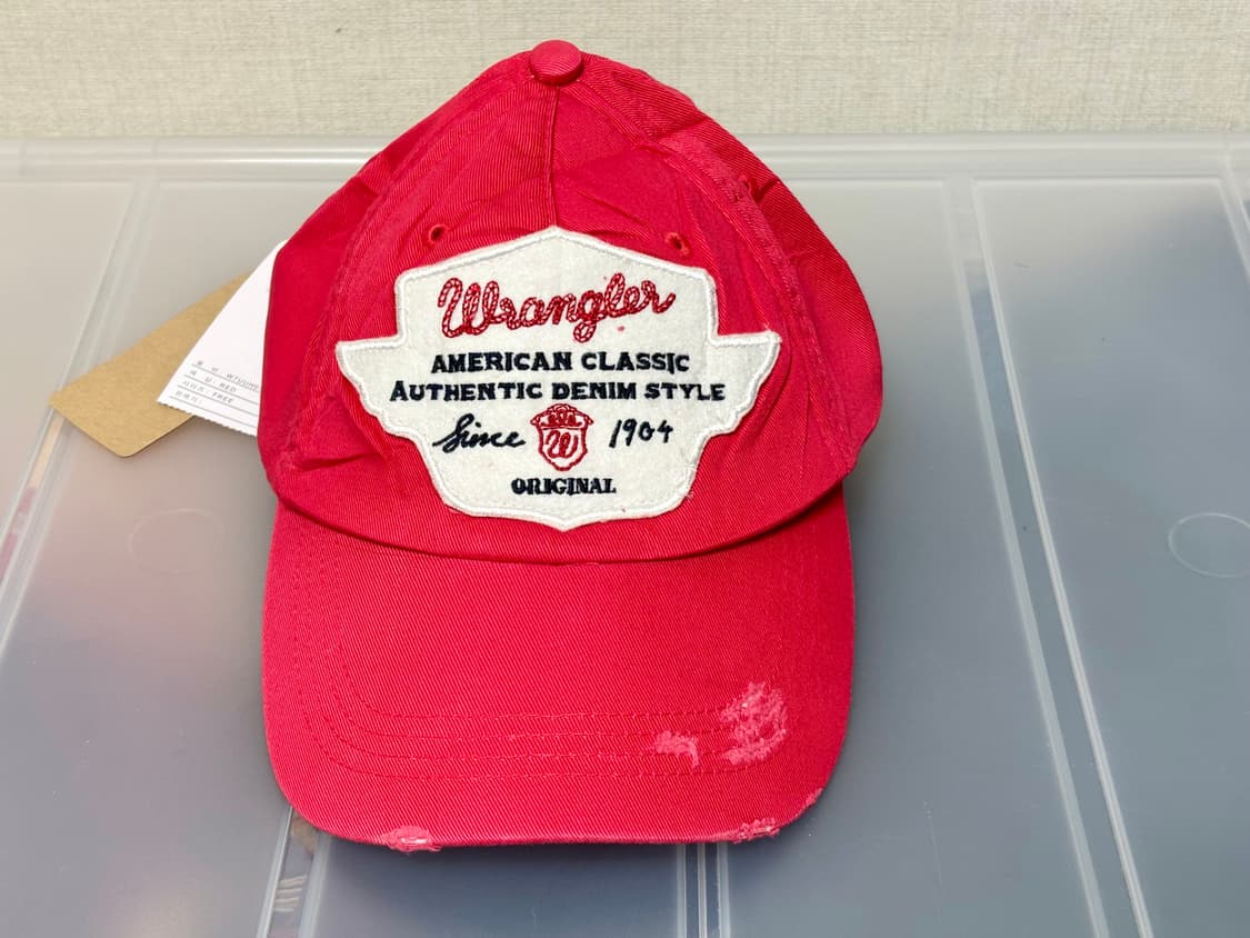 랭글러 빈티지 워싱 볼캡 모자 새제품 상품이미지1
