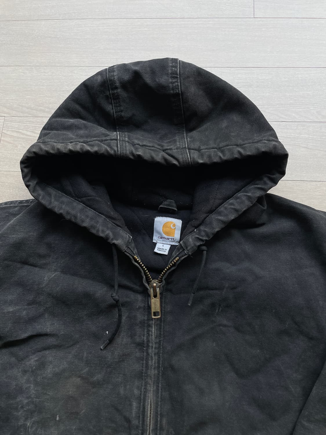 칼하트 j130 BLK 블랙 액티브 자켓 샌드스톤 carhartt 상품이미지3