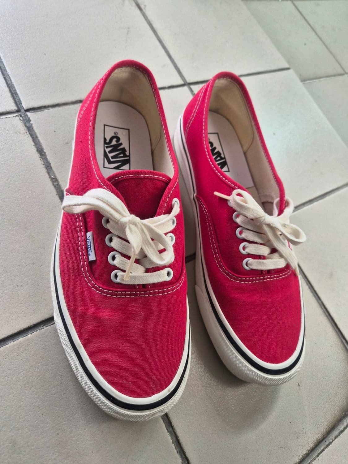 반스 어센틱 44 DX 애너하임 팩토리 레이싱 레드 275 상품이미지6