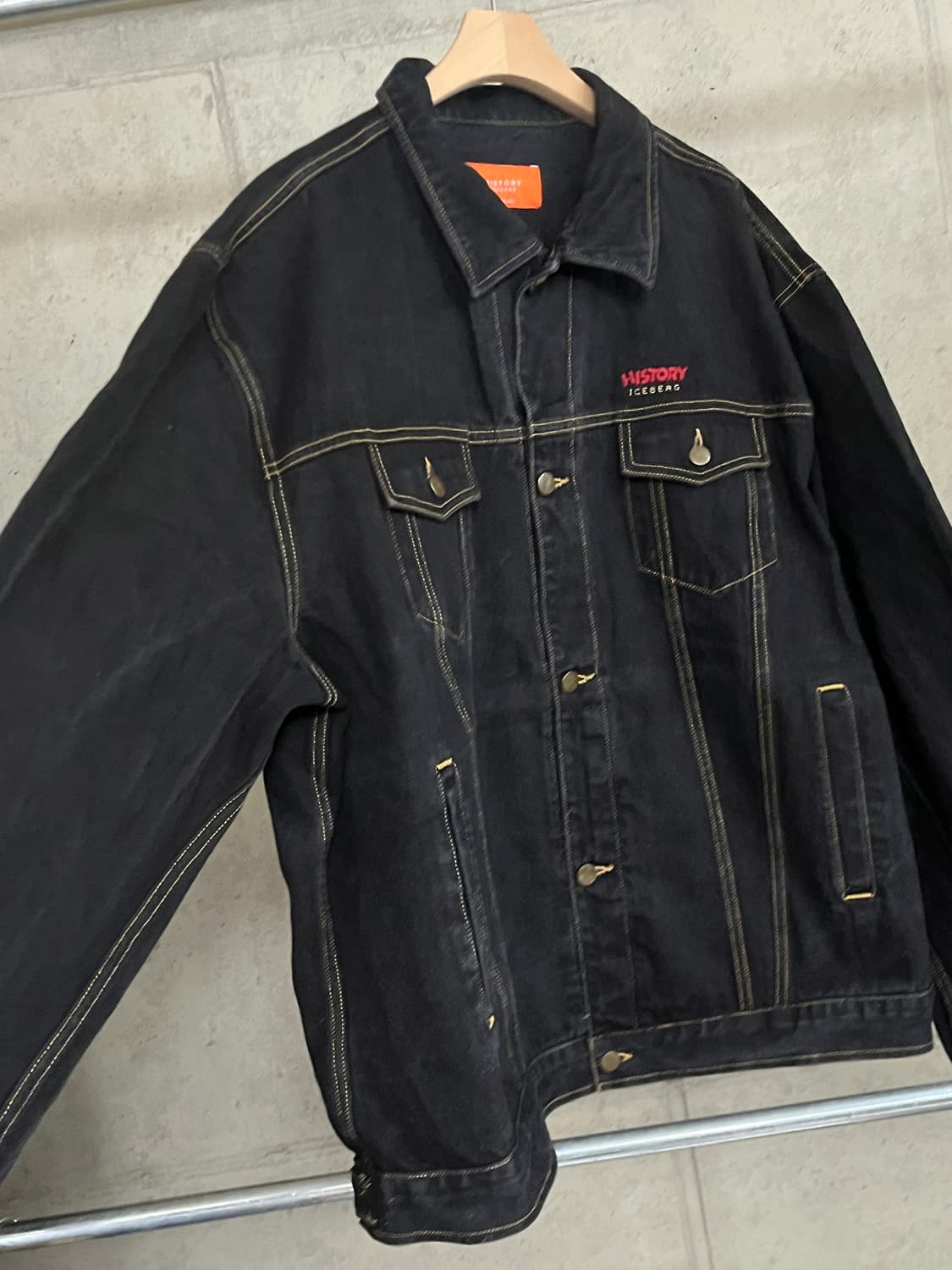 90s ITALY DONALD DUCK DENIM JACKET 상품이미지9