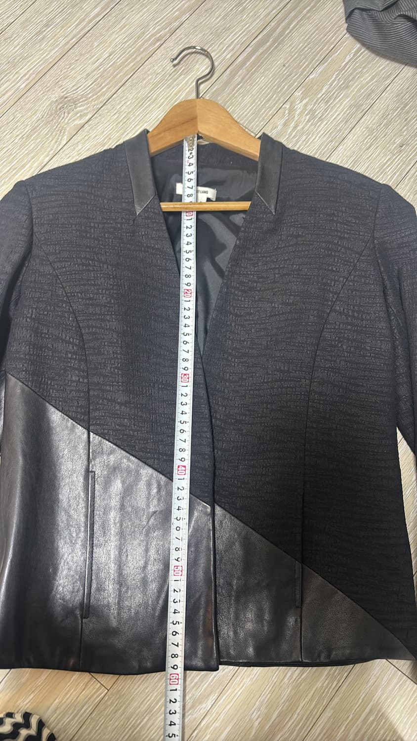 헬무트랭 레더카라 울 트위드?.? 블레이저 2사이즈 상품이미지8