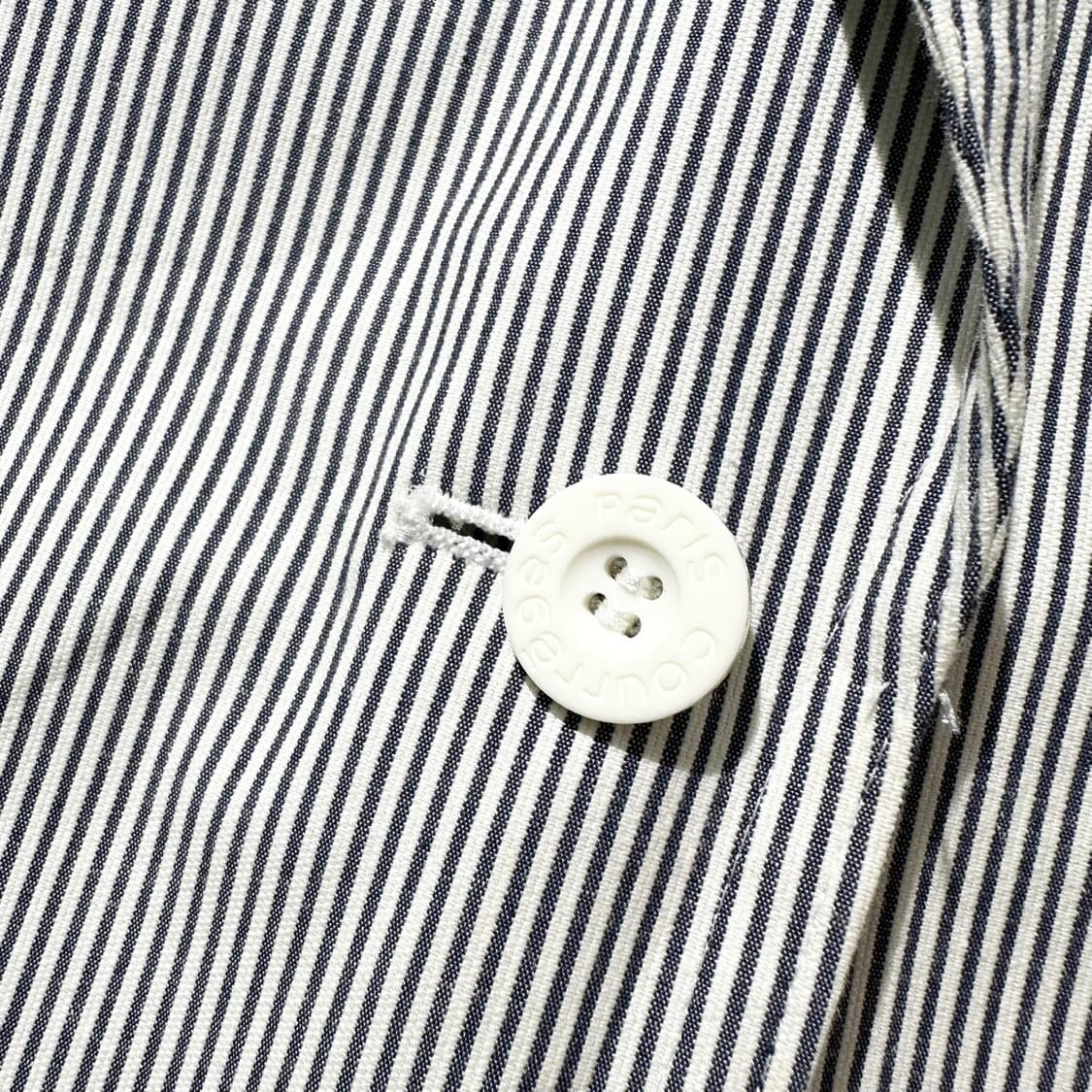 꾸레쥬 로고 포켓 스트라이프 싱글 블레이저 자켓 상품이미지6