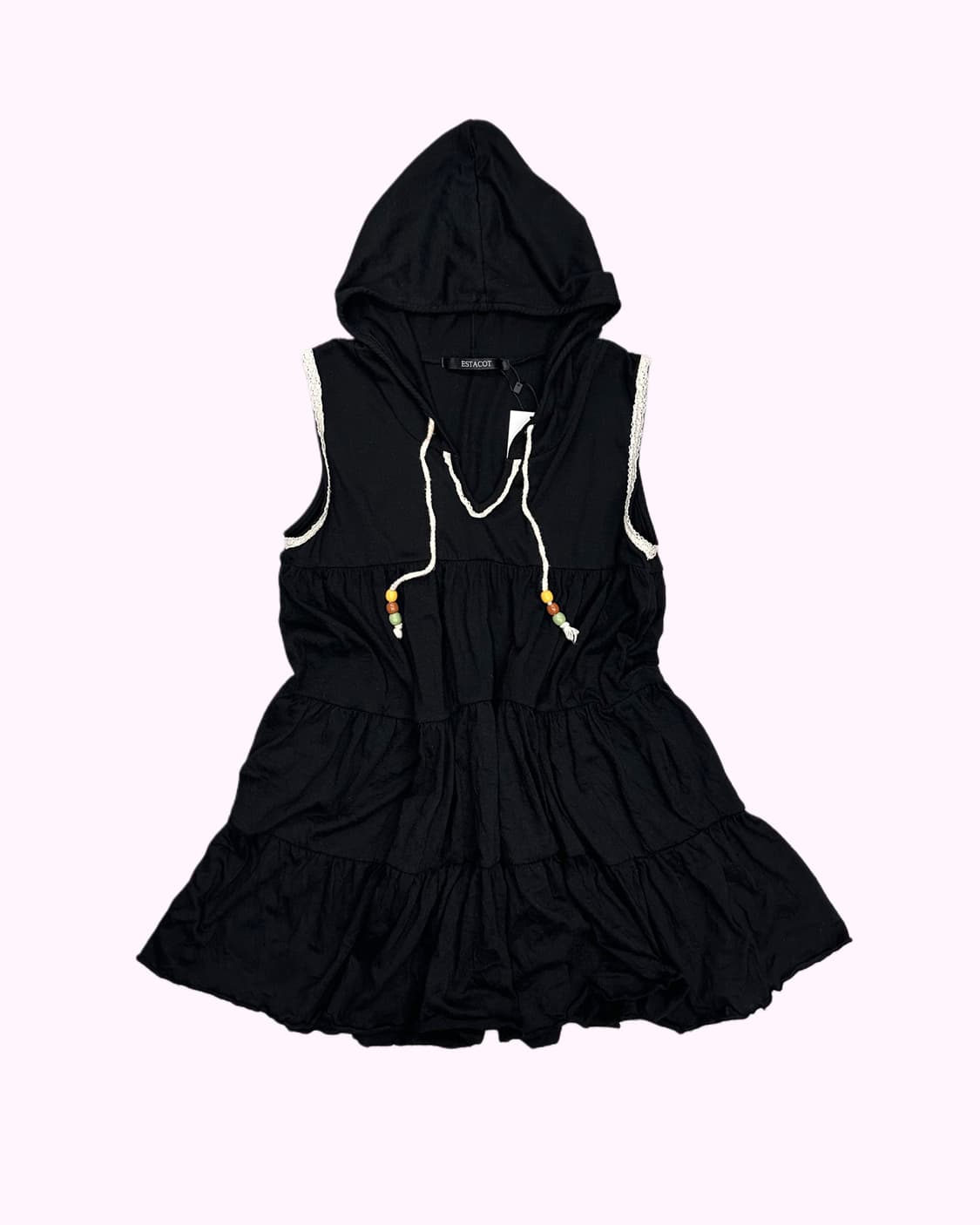 bids string hood sleeveless 상품이미지1