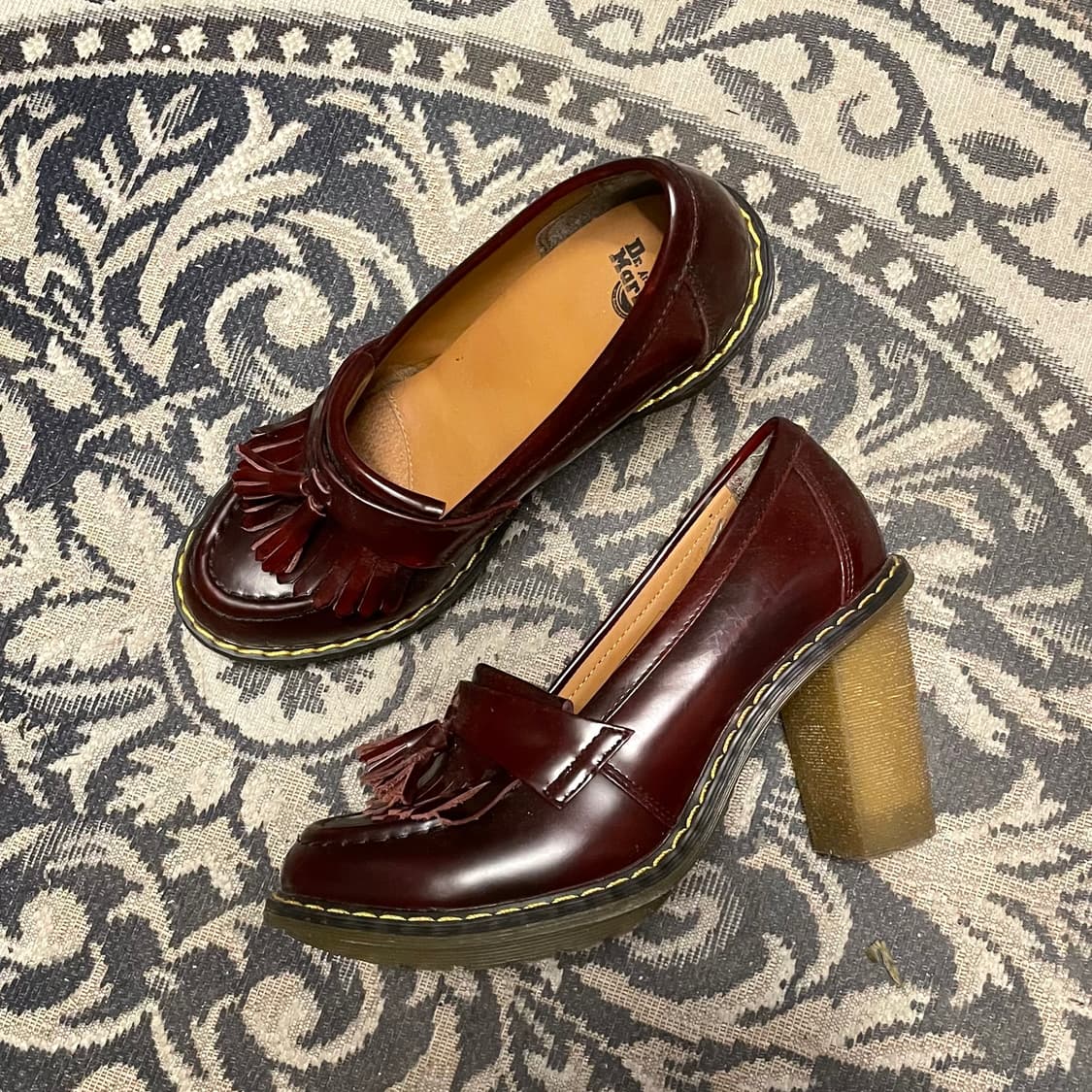 닥터마틴 (우먼) 로마 버건디 힐 구두 상품이미지1