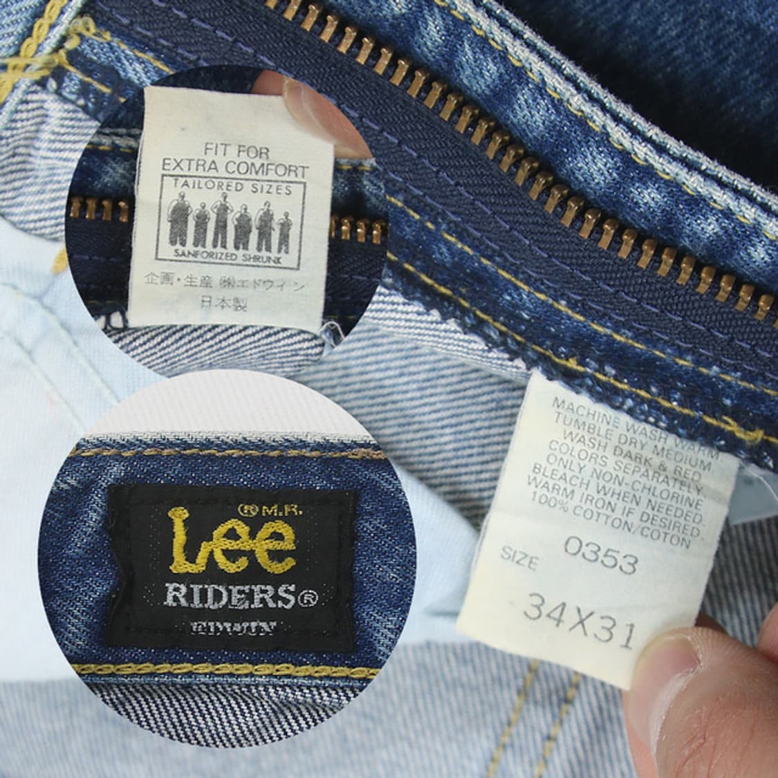 (착용컷) Lee 데님 팬츠 (남성용 31-32) 상품이미지7