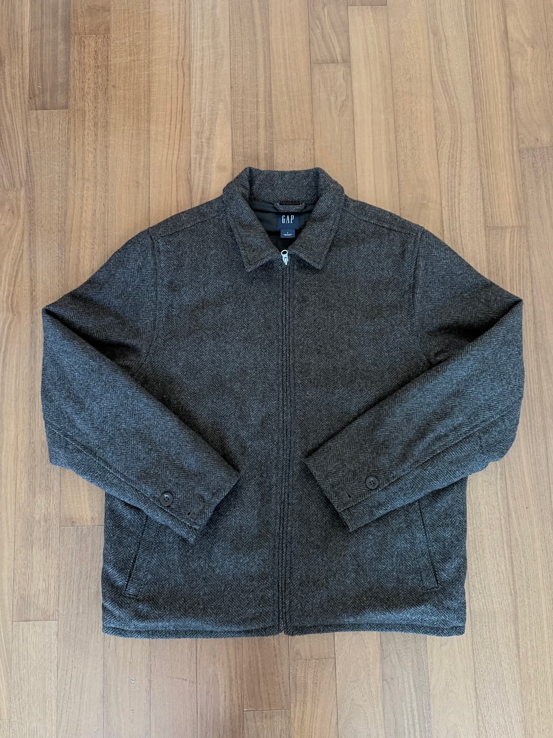 [L] 00‘s Gap padded 헤링본 자켓 상품이미지1