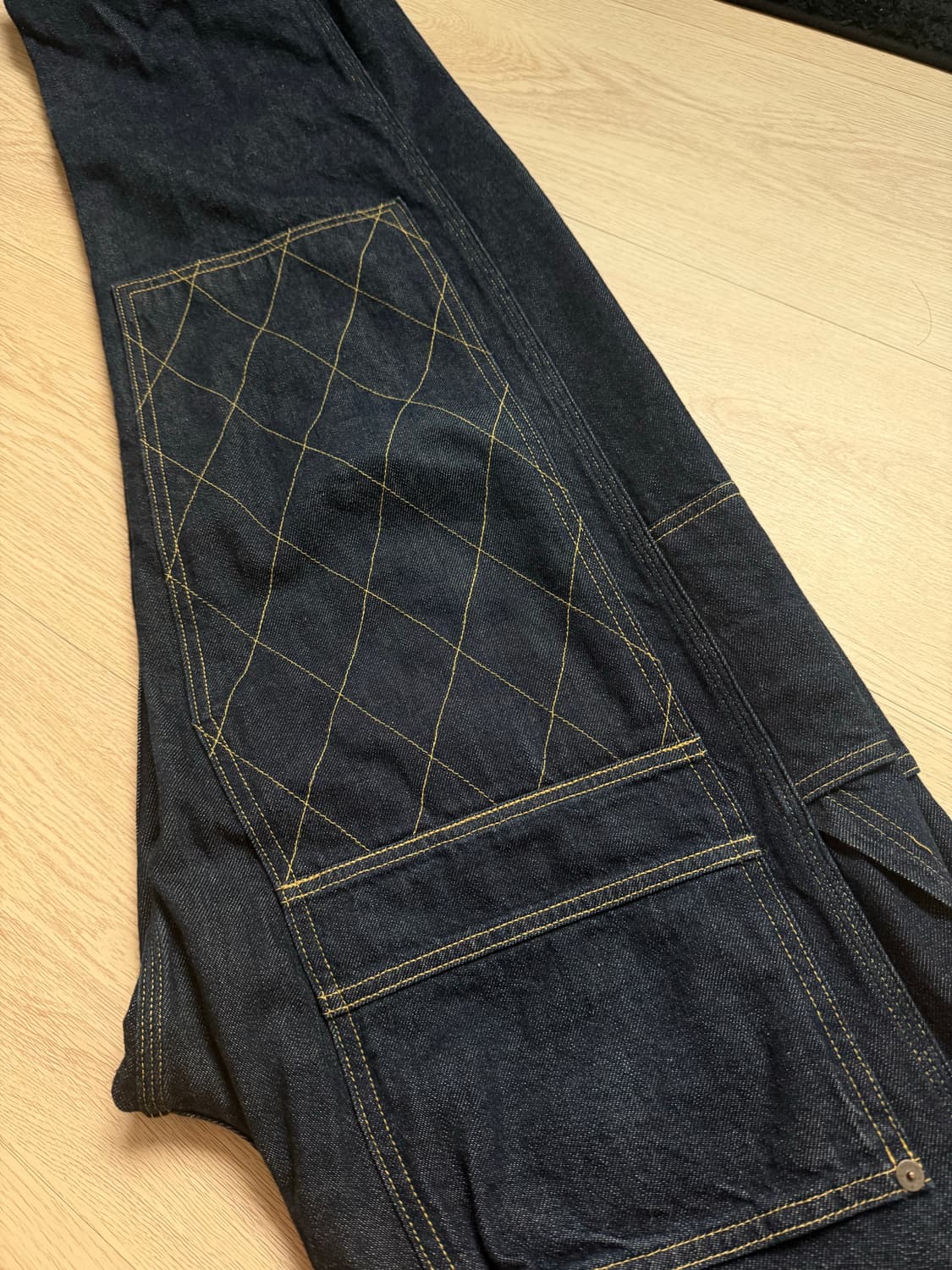 3) 캐피탈 데님 럼버 팬츠 인디고 상품이미지10