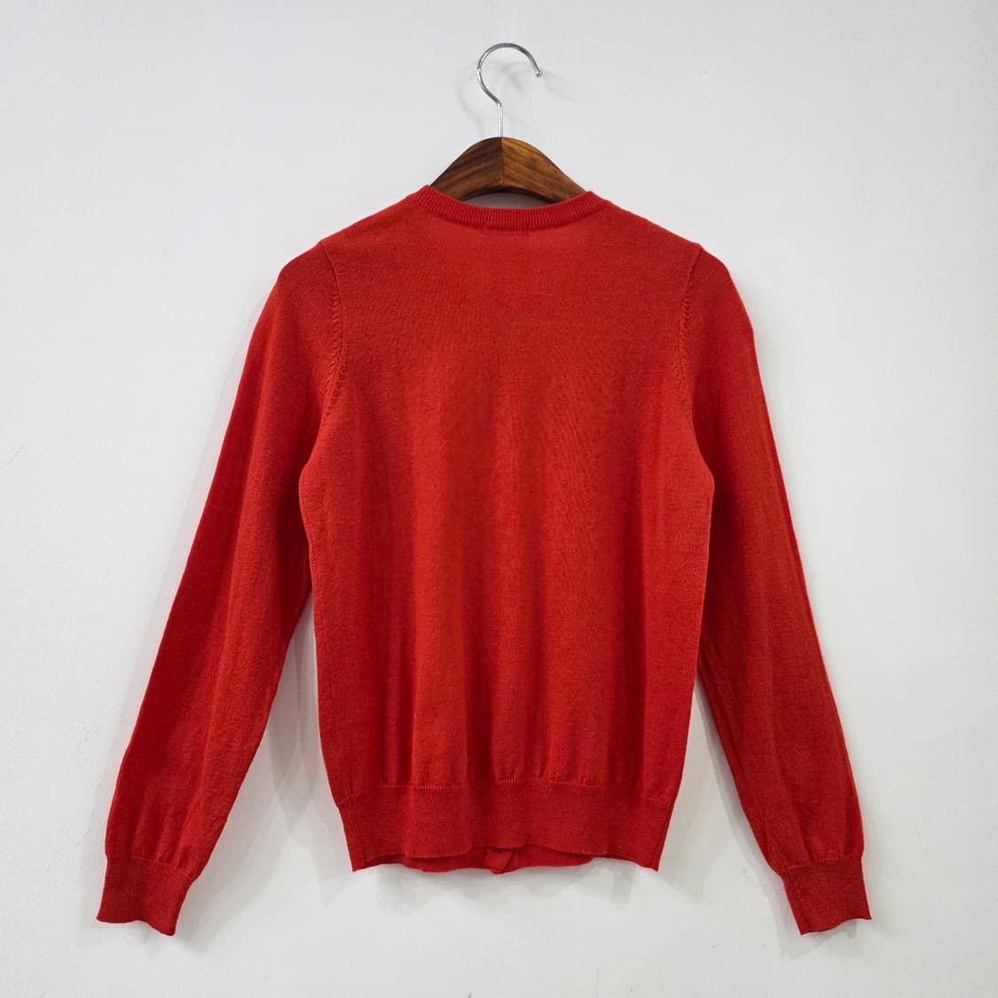 GU 레드 라운드넥 가디건 상품이미지2