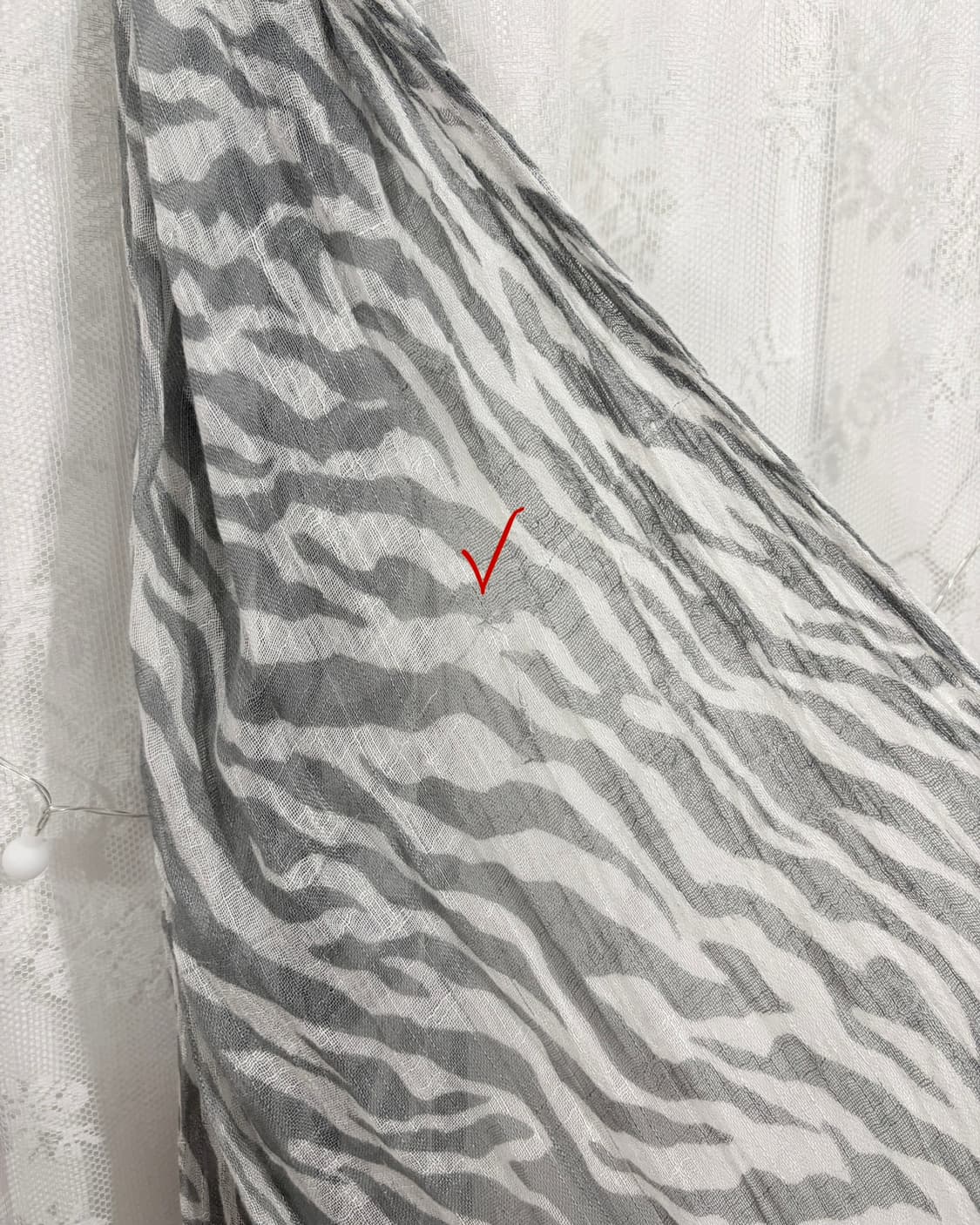 JPN zebra-patterned scarf 상품이미지8