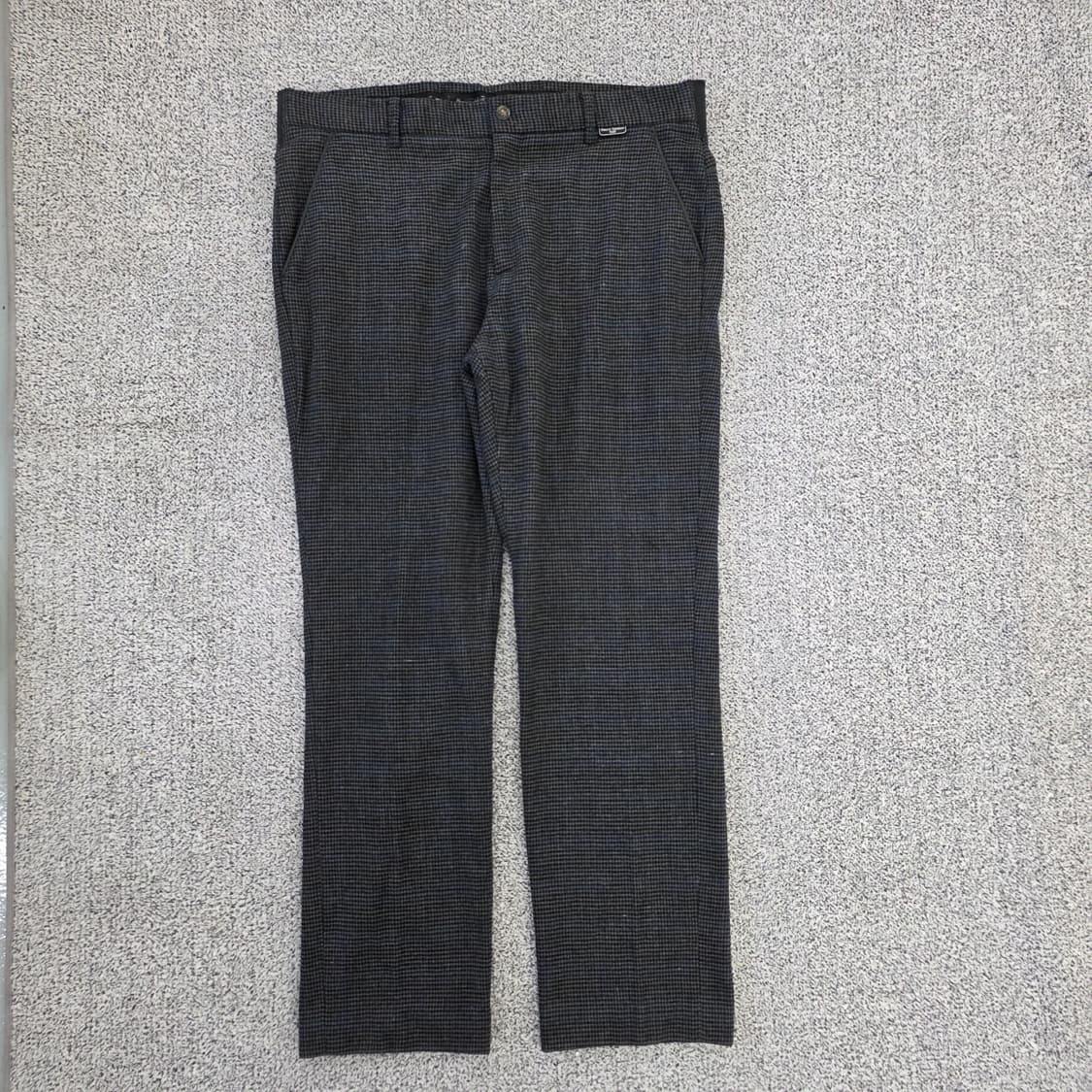 [실측확인] 헨리코튼 남성 골프 하운드투스체크 코튼바지 0119J 상품이미지1