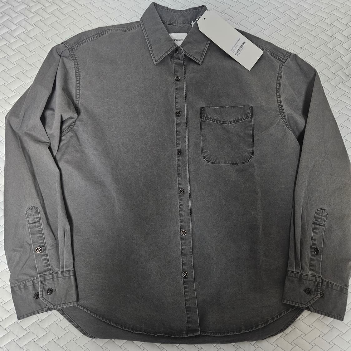[새상품] 디미트리블랙 차콜 셔츠 M 상품이미지2