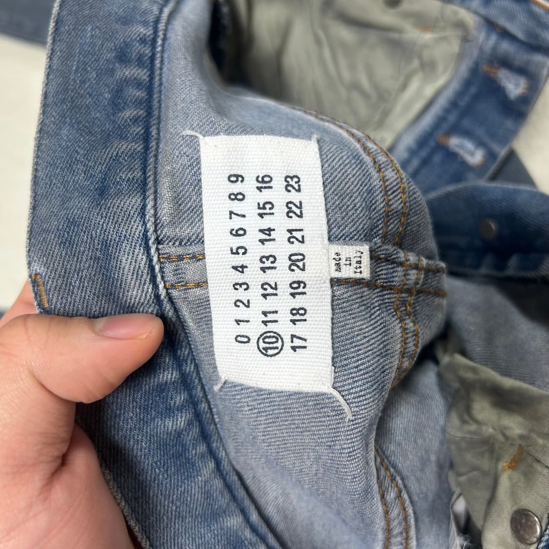 Maison margiela 16aw mid blue denim 상품이미지4
