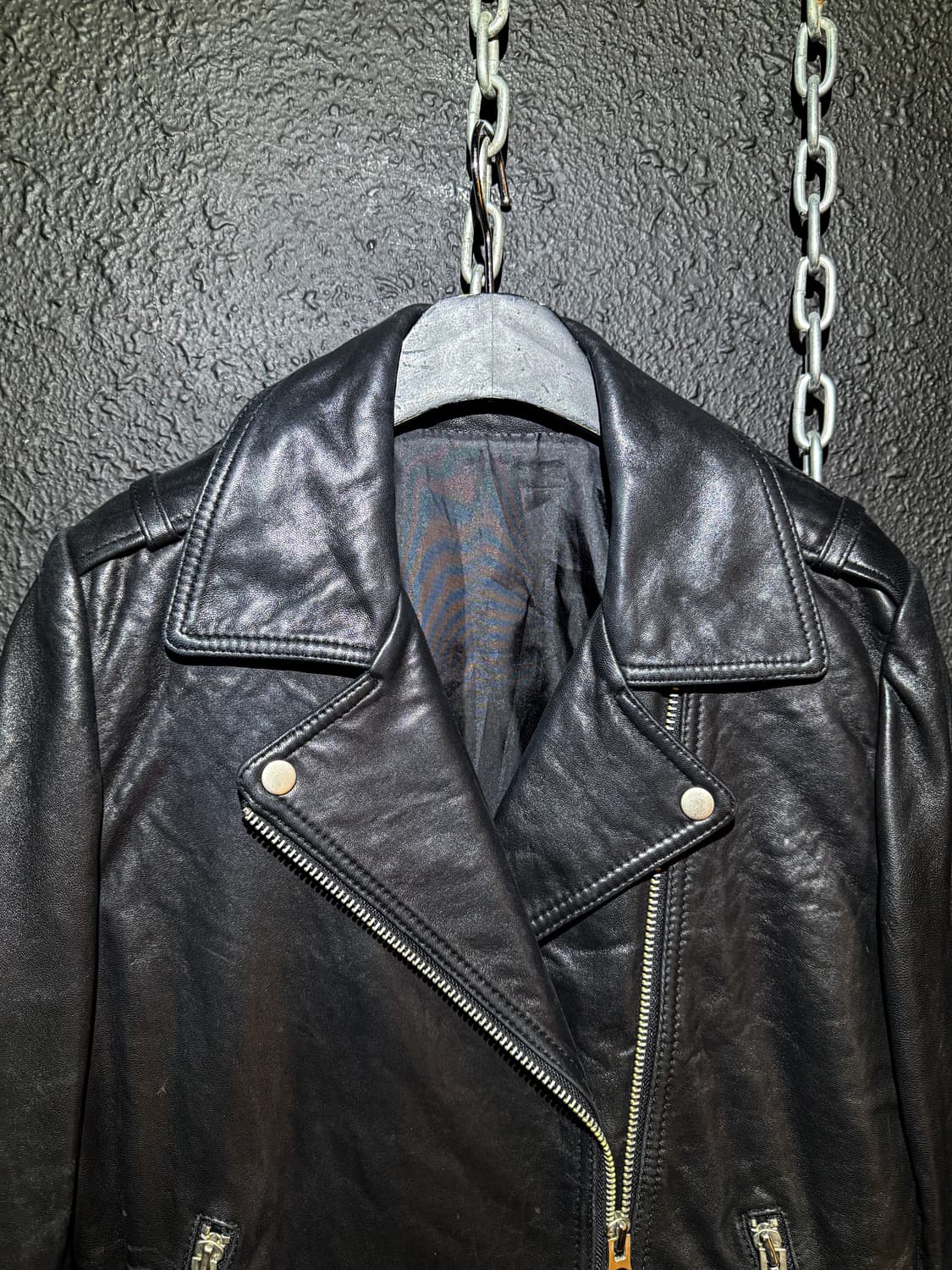 Black Sheep Leather Rider Jacket 상품이미지3