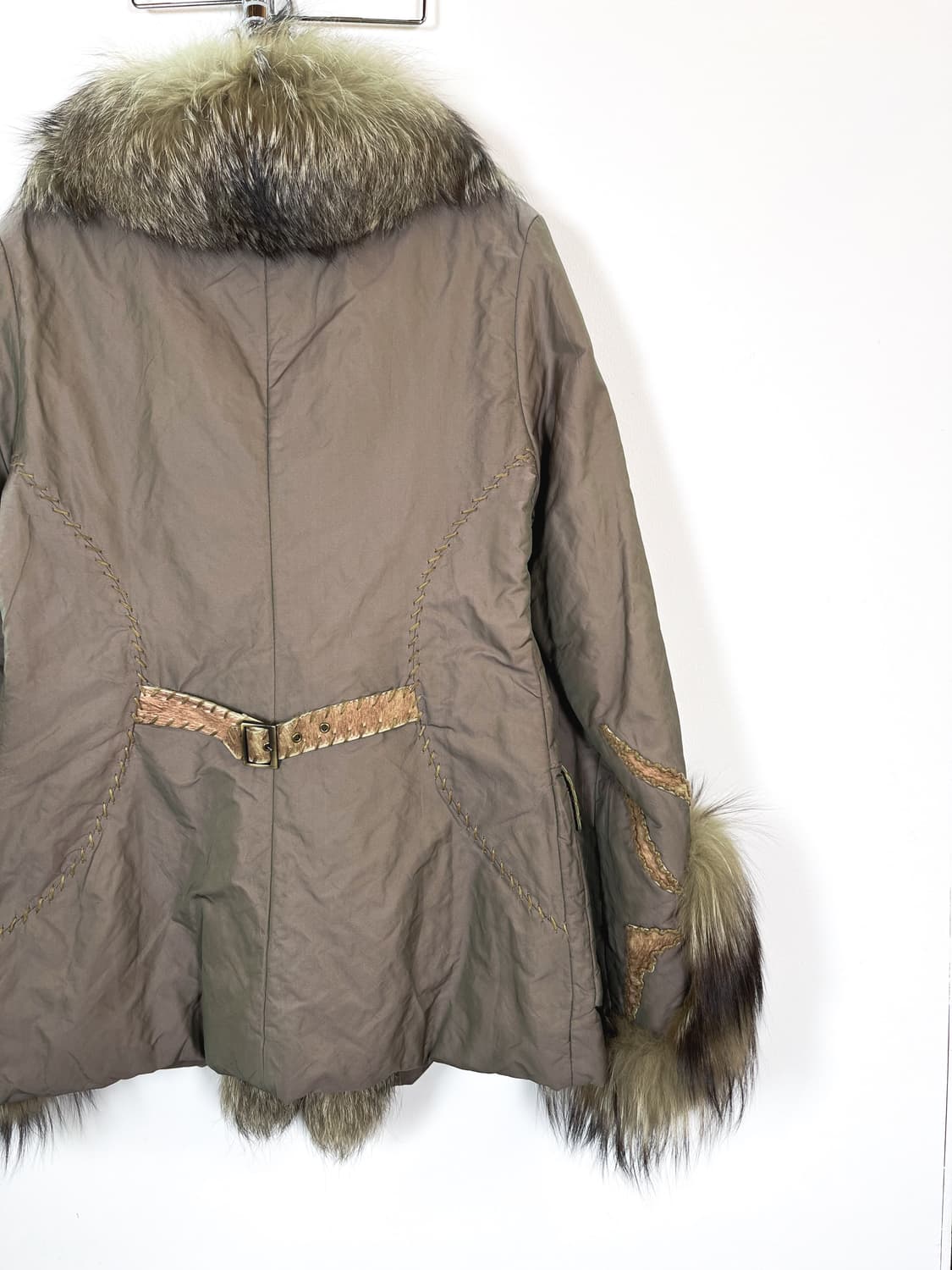 빈티지 폭스퍼 패딩 자켓 상품이미지7