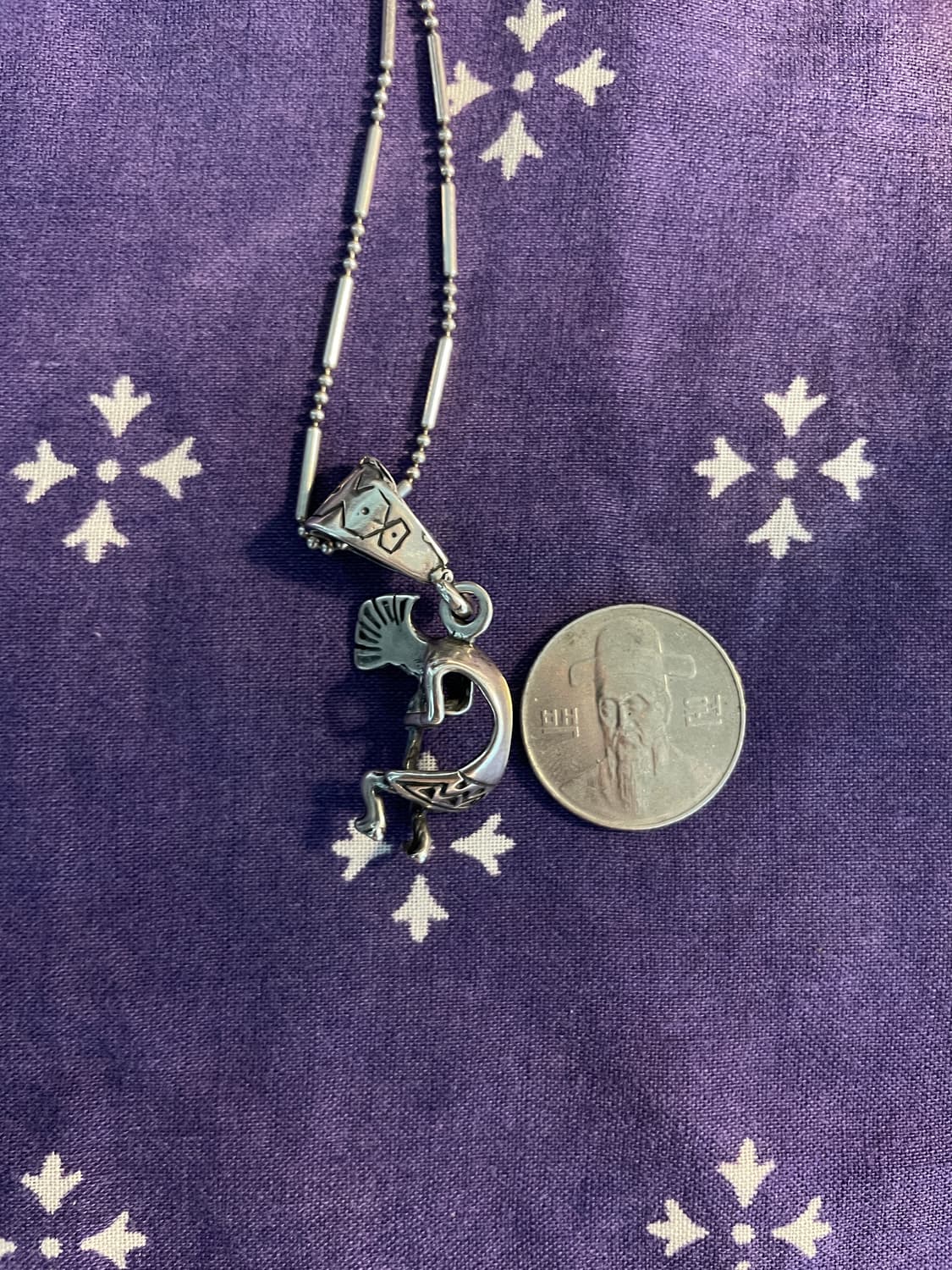 Vintage 925 Silver Kokopelli Necklace 상품이미지4