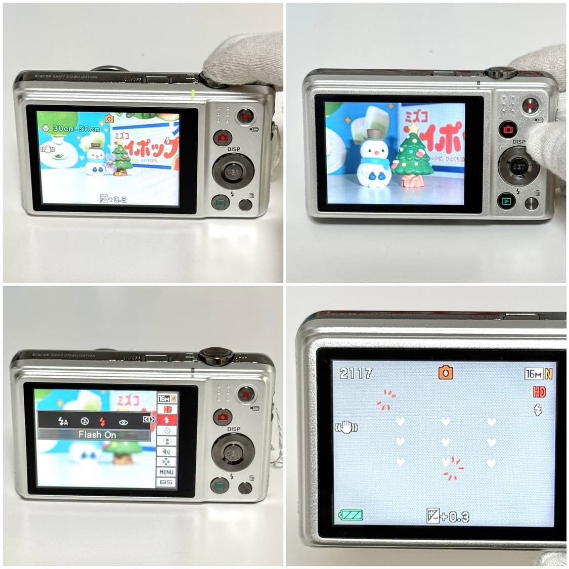 카시오 엑슬림 ZS160 실버 빈티지디카 상품이미지5