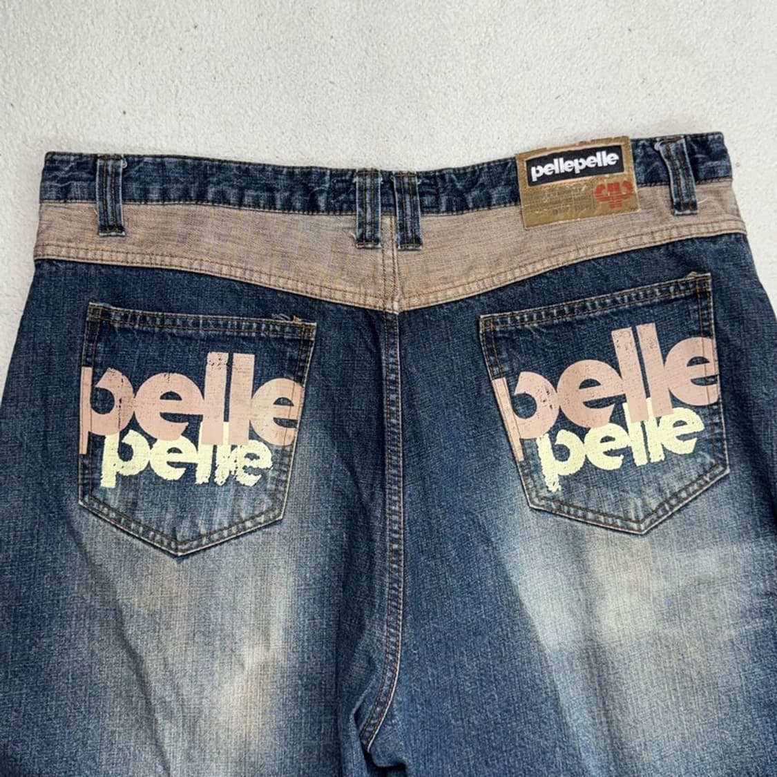 PELLE PELLE 00's 그런지 스타일 데님 팬츠 38 상품이미지6