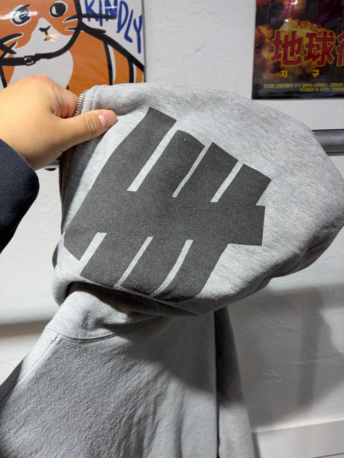 00s 마스터피스X언디핏 콜라보 풀오버 후드집업 자켓 상품이미지5