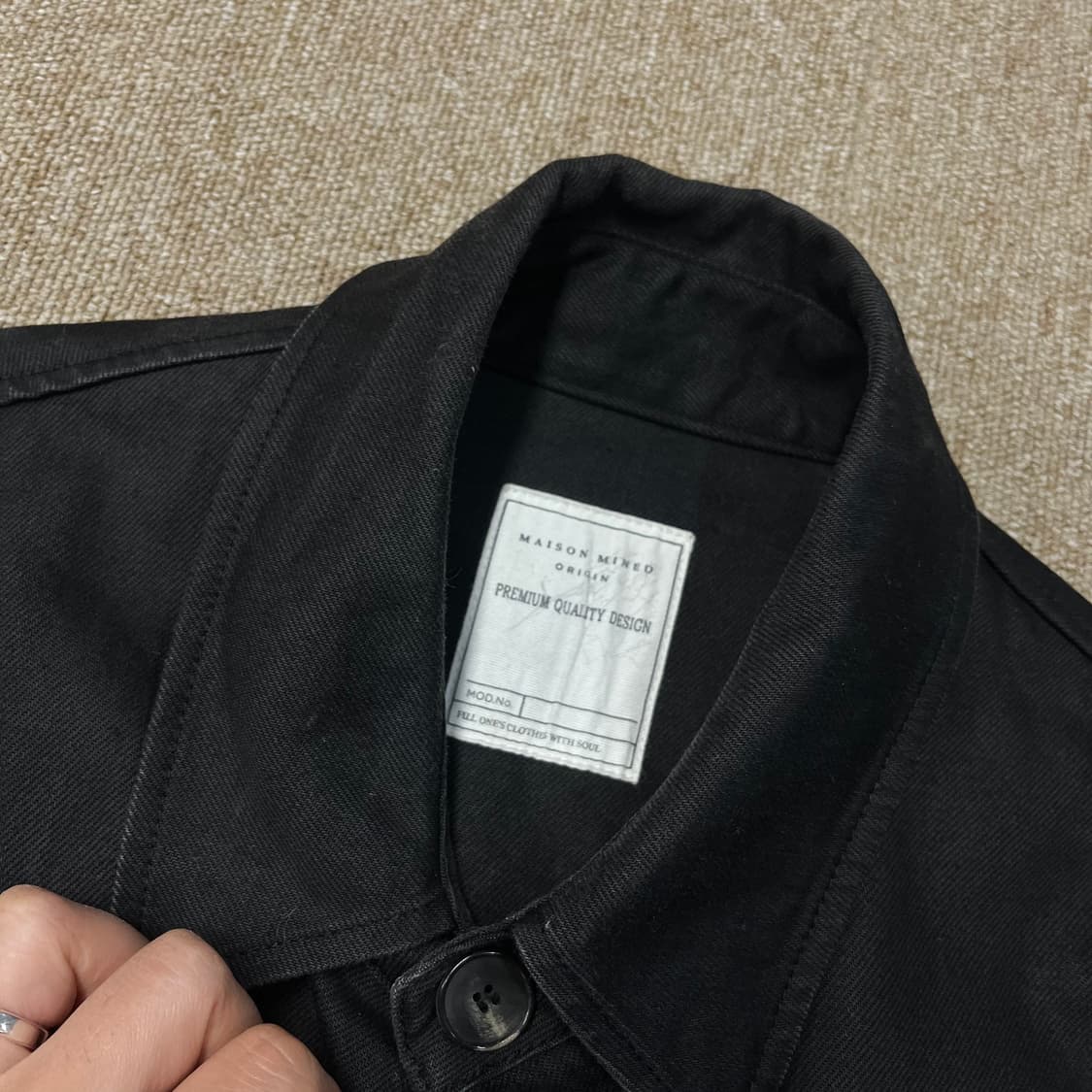 메종미네드 데님 벨티드 자켓 상품이미지3