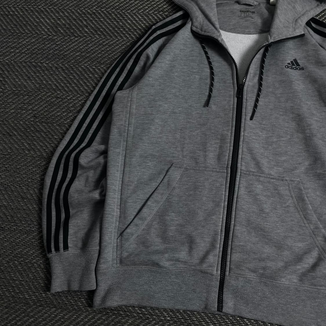 아디다스 트랙 사이드라인 그레이 후드집업o 3594 상품이미지3