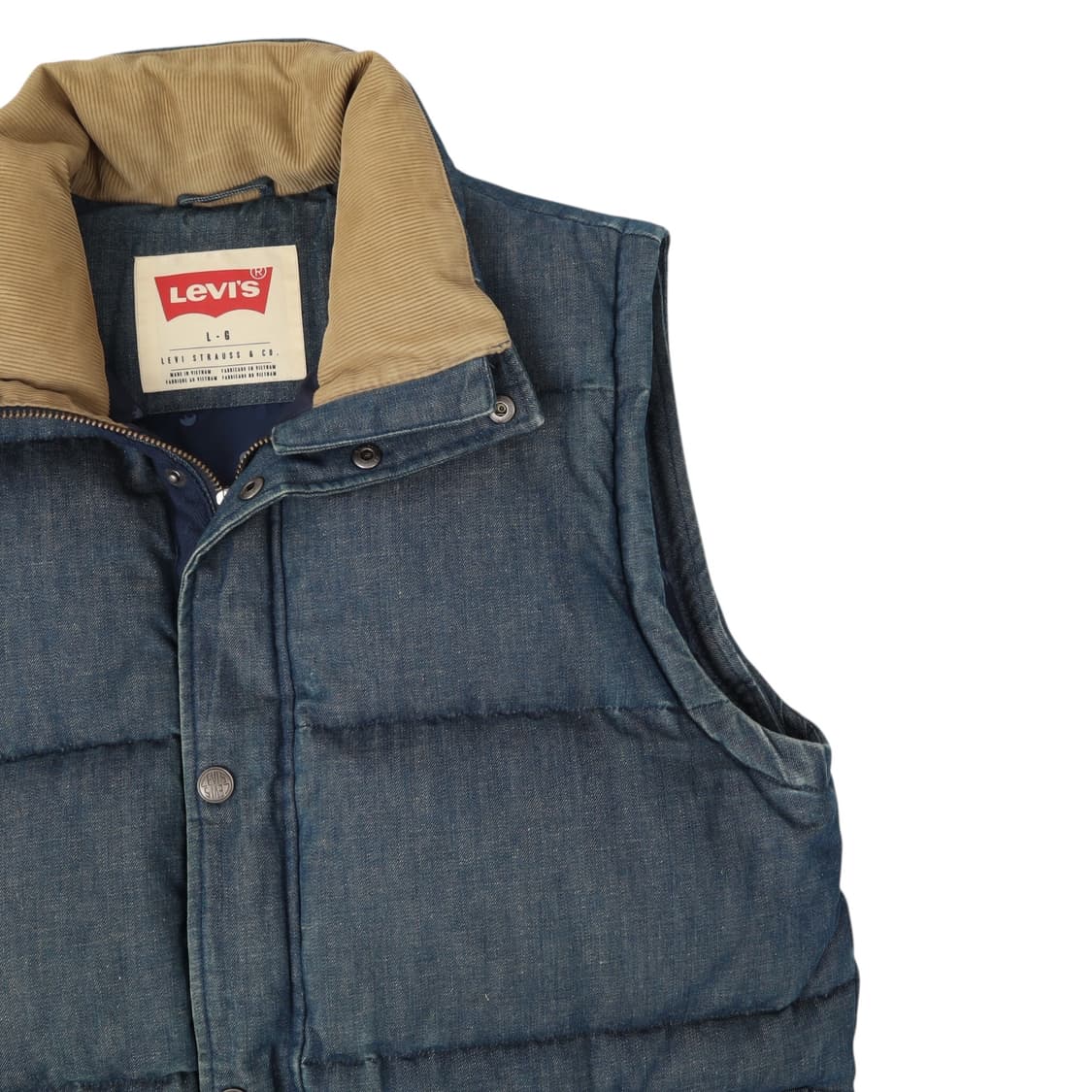 리바이스 데님 코듀로이 카라 푸퍼 베스트 상품이미지3