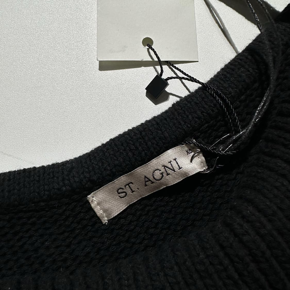 (새상품) 세인트 아그니 조지아 니트 드레스 블랙 상품이미지10
