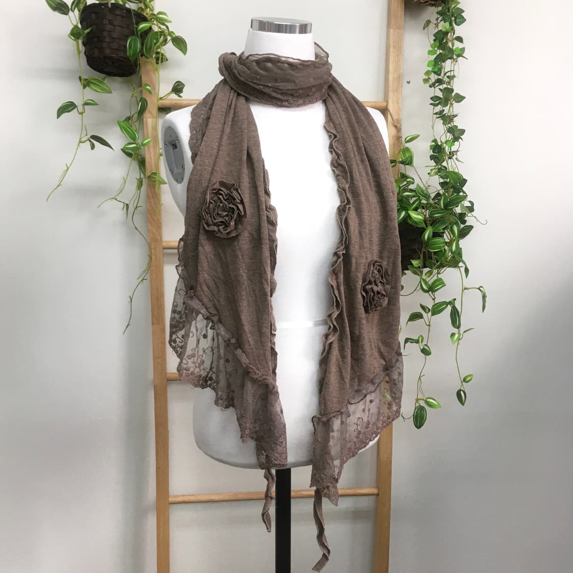 JPN/ 모리걸스카프 모리룩스카프 오리엔탈스카프 레이스스카프 상품이미지1