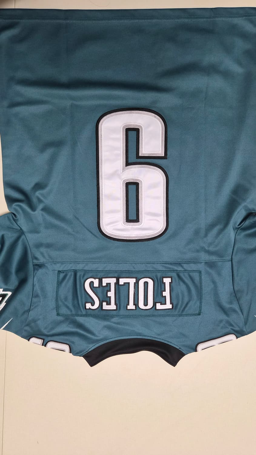 [패치O/소장급] 나이키 NFL 이글스 닉폴스 슈퍼볼 52 유니폼 (M) 상품이미지2