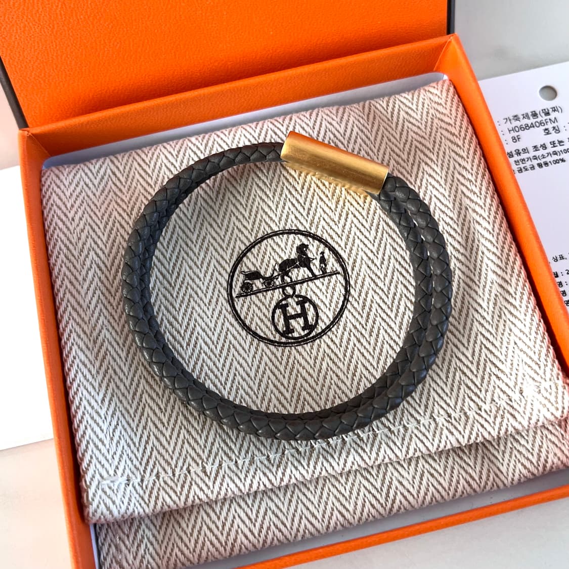 [A급/정품] 에르메스 골드 투니스 트레세 팔찌 상품이미지5