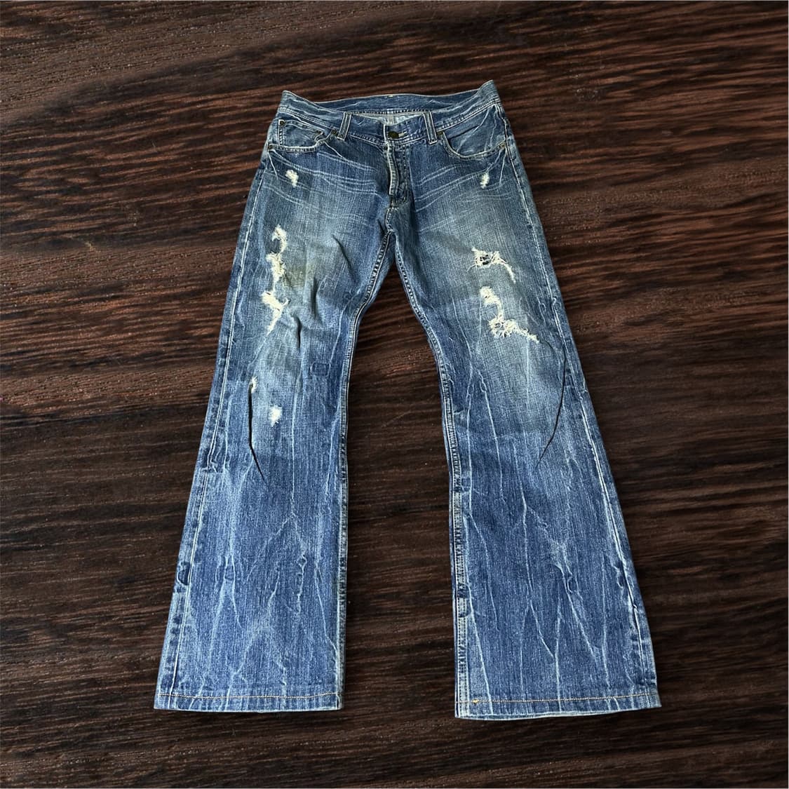 Japanes vintage 신치백 부츠컷 데님팬츠 상품이미지1