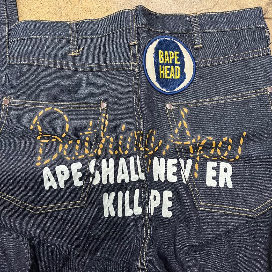 [정품/S] 베이프 데님 청바지  상품이미지5
