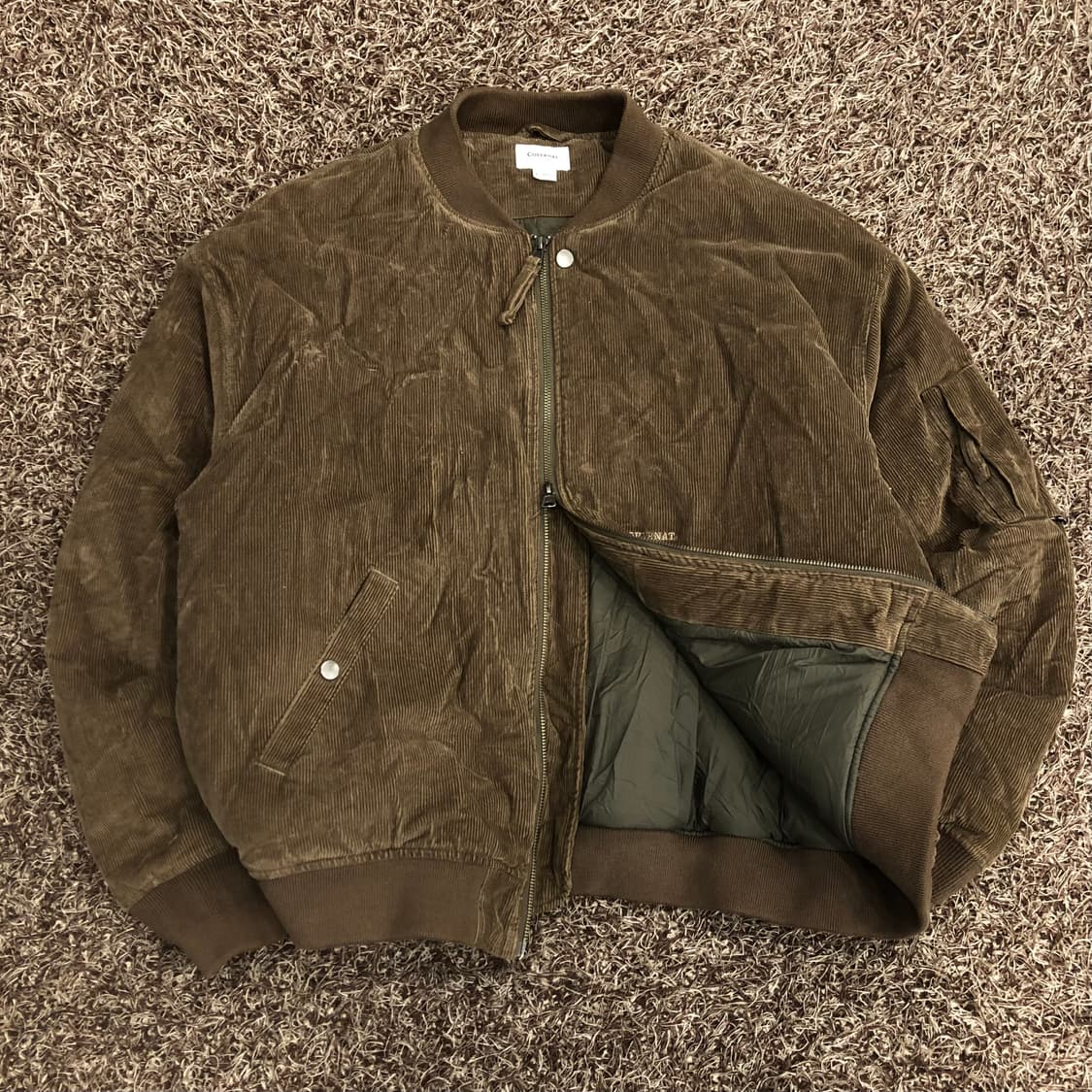 커버낫 코듀로이 투웨이 항공 블루종 자켓  상품이미지1